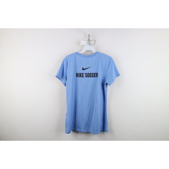 Nike Soccer Womens Medium Spell Out Michigan Jaguars FC Short Sleeve T-Shirt - Picture 11 of 13